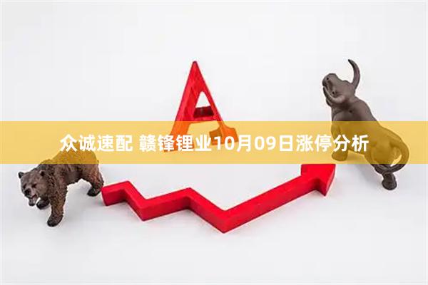众诚速配 赣锋锂业10月09日涨停分析