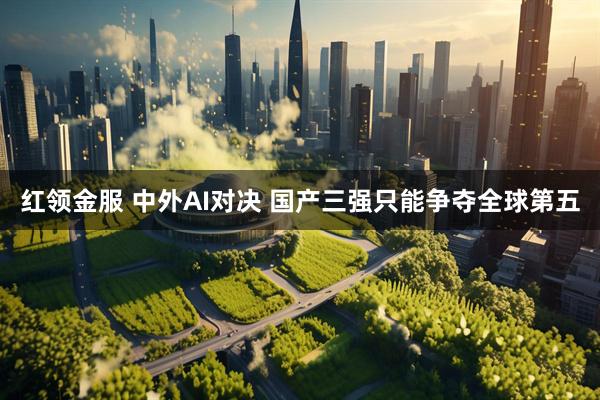 红领金服 中外AI对决 国产三强只能争夺全球第五